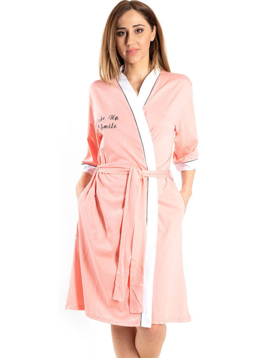 Rachel Winter Women's Cotton Robe Soft Modal & Cotton