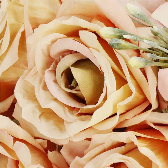 Buchet din Flori Artificiale Trandafir Pink 40cm