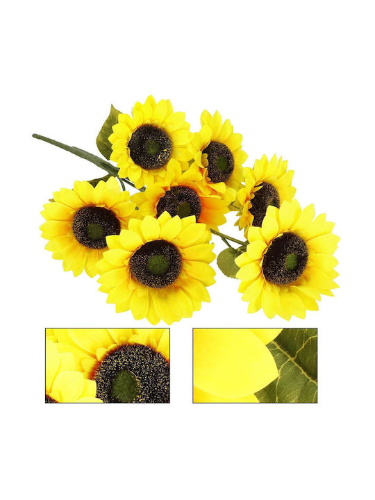 Strauß aus künstlichen Blumen Heliotropium Gelb 57cm