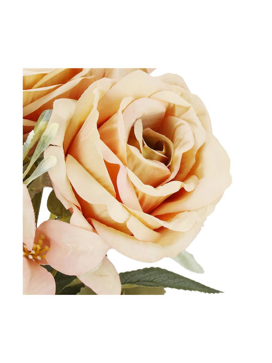 Buchet din Flori Artificiale Trandafir Pink 40cm