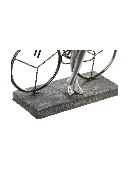 DKD Home Decor Dekorative Figur aus Metall Frau 27.5x9.5x34.5cm 1Stück