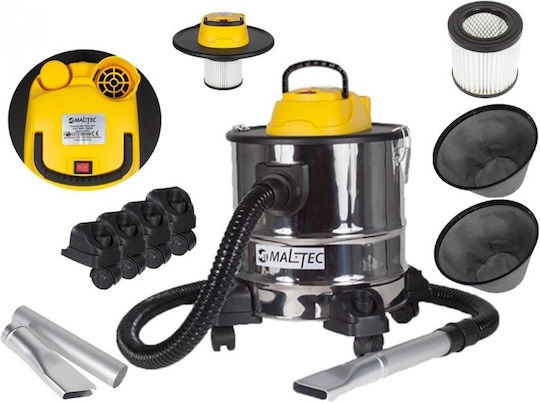 MalTec TurboVac ML1800-ASH Aspirator Lichide / Solide 1800W cu Inoxidabil Recipient 18lt