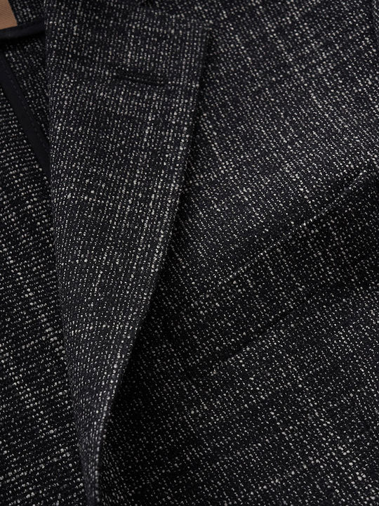 Men's Suit Jacket Slim Fit Black