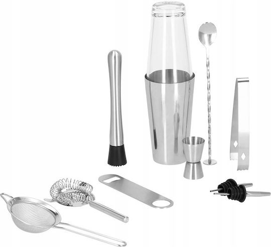 Cocktail Shaker Kit Bartenders 400/700 Ml Ki9 11 Pieces
