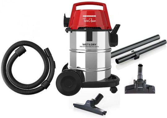 Heinner Aspirator Lichide / Solide 1400W cu Inoxidabil Recipient 21lt