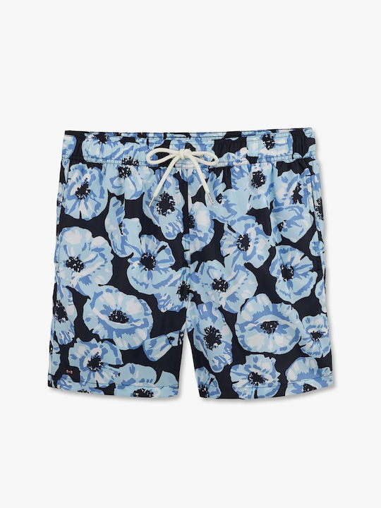 Eden Park Herren Badebekleidung Shorts Blue Blumen