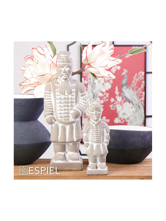 Espiel Decorative Statuette made of Concrete Warrior 9.5x7x25cm 1pcs