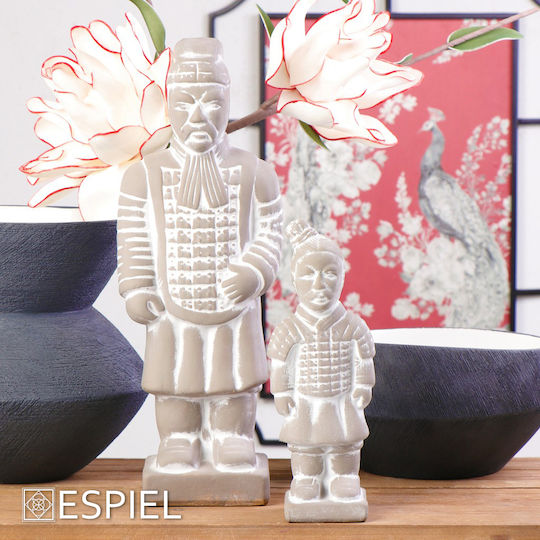 Espiel Decorative Statuette made of Concrete Warrior 9.5x7x25cm 1pcs