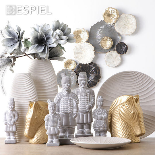Espiel Decorative Statuette made of Concrete Warrior 9.5x7x25cm 1pcs