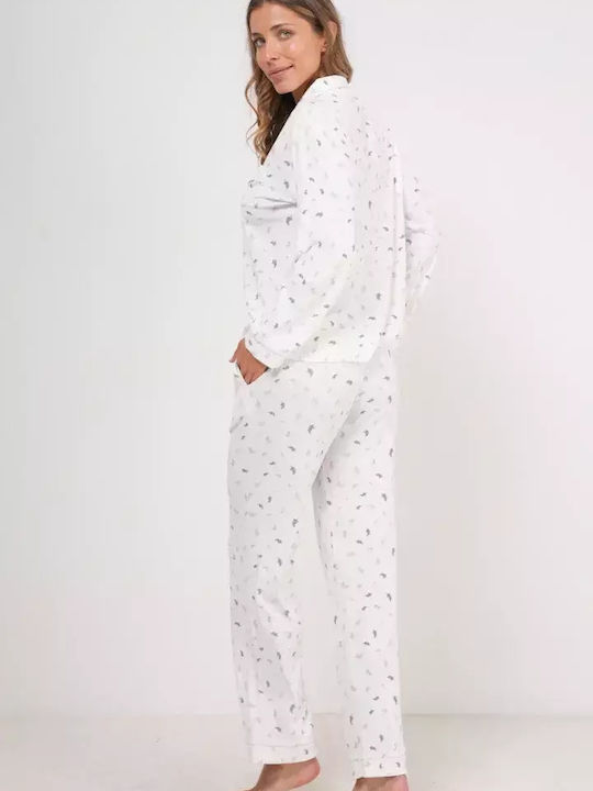 Bonatti Winter Damen Pyjama-Set Weiß