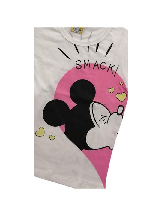 Kids' Set with Shorts Summer 2pcs Pink