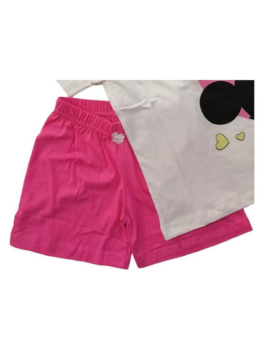 Kids' Set with Shorts Summer 2pcs Pink