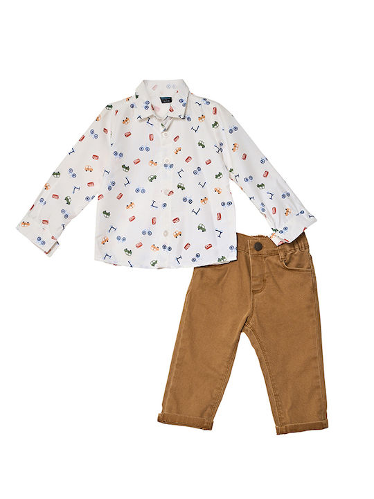 Restart for kids Kinder Set mit Hose Winter 3Stück Braun