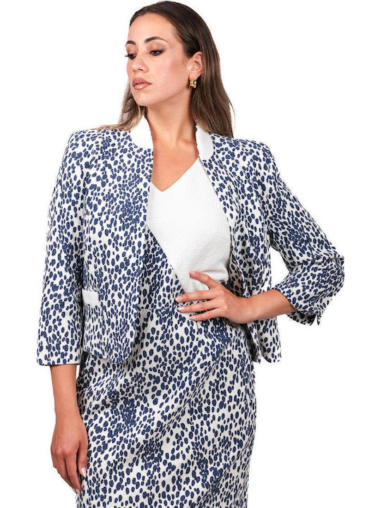 Vagias Blazer pentru femei Sacou blue