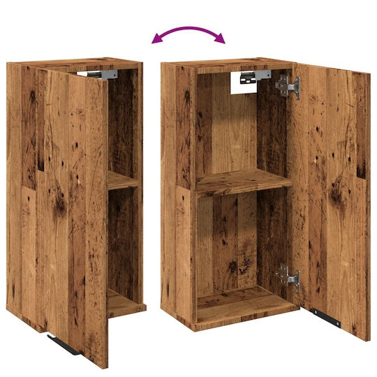 vidaXL Bathroom Cabinet L32xW20xH67cm Brown