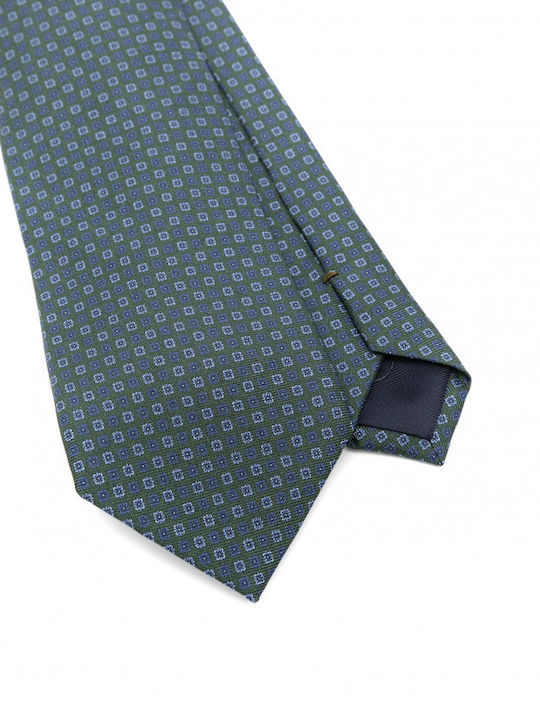 CC Collection Corneliani Men's Tie Silk in Green Color