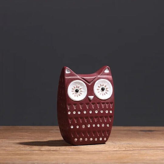 Etoile Decorativă Bufniță din Material Ceramic 10x15cm 1buc