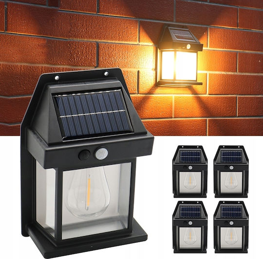 Solar Garden Wall Lamp 1200mah 21cm Xl Strong Ip65