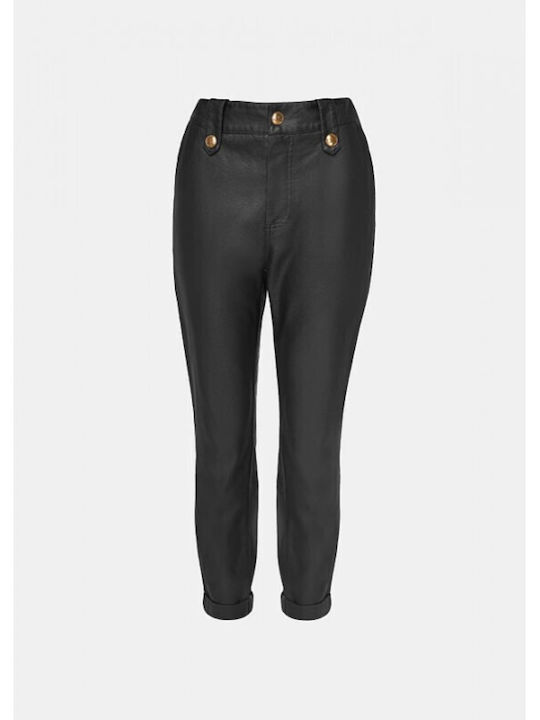 Lynne Femei Tesatura Pantaloni Black