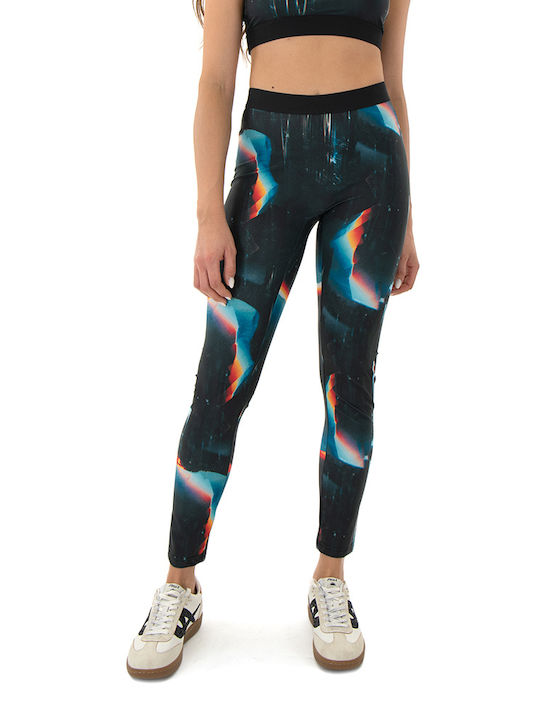 Four Minds Women's Legging Κοκκινο-μαυρο-μπλε