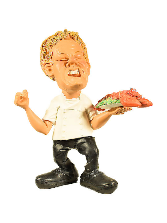 SP Souliotis Decorative Statuette Made of Plastic Chef 11x6x17cm