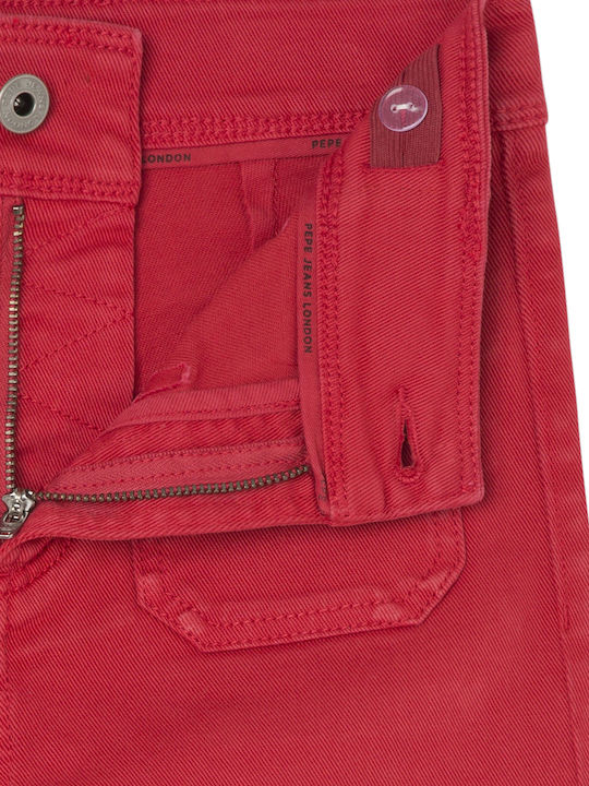 Παιδικό Παντελόνι Τζιν Hot Red NANIA