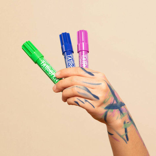 Nailmatic Μαρκαδόρος Δέρματος Tattoopen Σκούρο Μπλε
