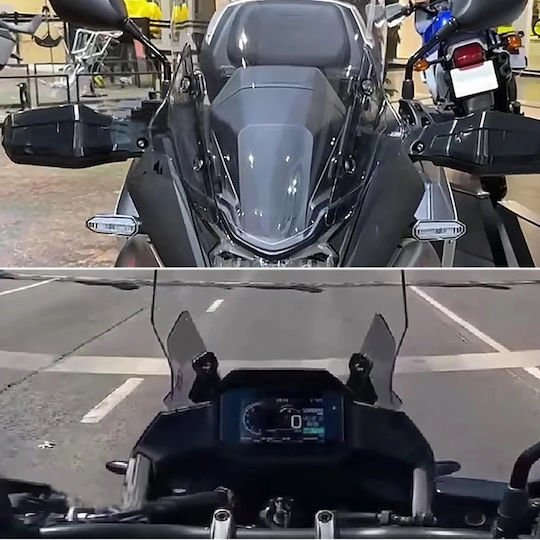 Moto Sliders Προστατευτικό Οργάνων Μοτοσυκλέτας Honda Transalp 2023-2024 Μαύρο