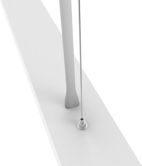 Yeelight Κρεμαστό Φωτιστικό Λευκό LED με Ψυχρό Λευκό Φως με Κρύσταλλα 95x12εκ.