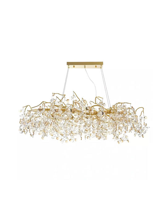 Elysion Chandelier Gold Elbulgaria 12xe14 3089/l120 Gd Elysion Chandelier Gold Elbulgaria 12xe14 3089/l120 Gd