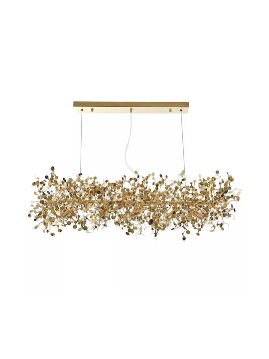 Fiery Chandelier Gold Elbulgaria 10xe14 3091/l100 Gd