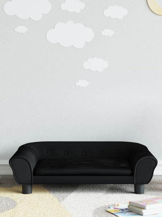 Sofa Schwarz 70x45x26cm 1Stück