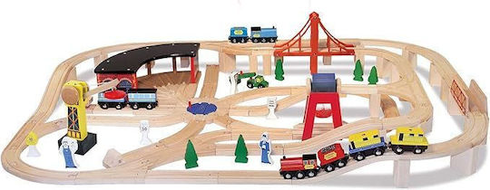 Melissa & Doug Set with Train made of Wood for 3+ years+ Years