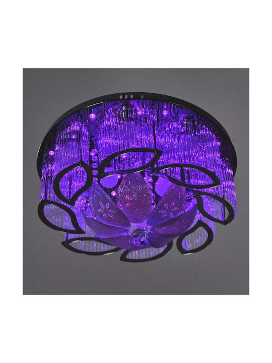 Lustră de tavan Chimera crom Elbulgaria LED RGB 10xe27 3084/50 Ch
