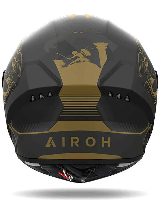 Airoh Connor Titan Mat Motorcycle Helmet Full Face ECE 22.06 1450gr