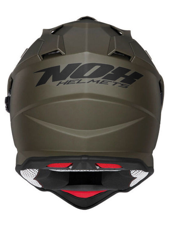 Nox N312 Khaki Matte Κράνος Μηχανής On-Off ECE 22.06 με Sunvisor