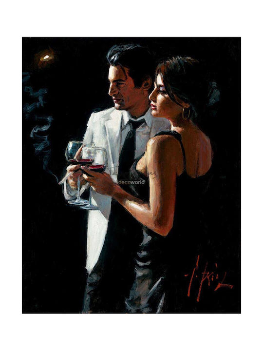 With Couple Painting on Canvas 30x40cm