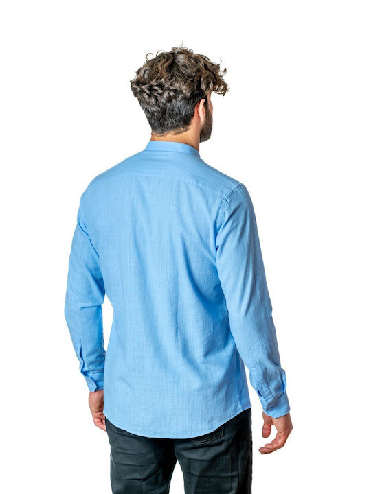 Bumbac Cămașă Light Blue