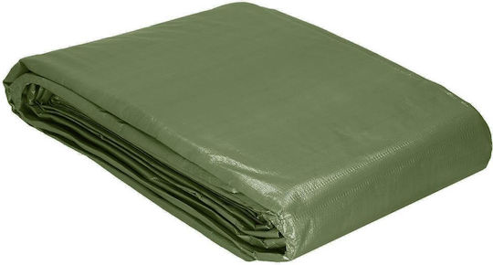 Waterproof Laminated Polyethylene Tarpaulin 120g/m2 3x3m Green