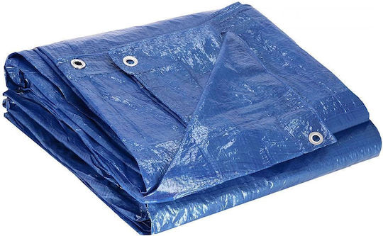 Prelată impermeabilă din polietilenă laminată 60g/m2 2x3m Albastru