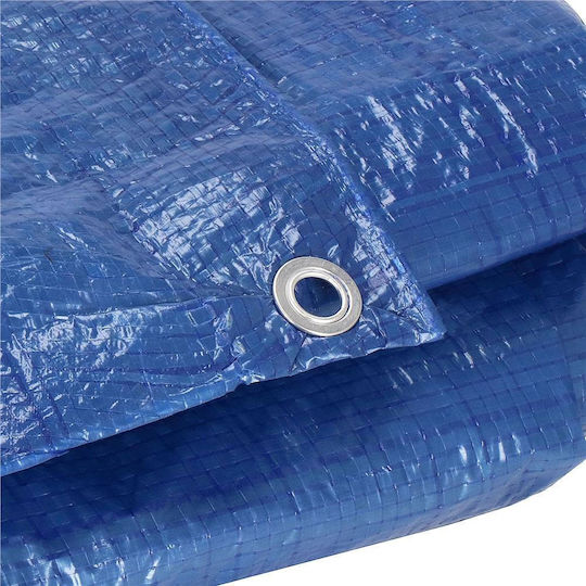 Prelată impermeabilă din polietilenă laminată 60g/m2 2x3m Albastru