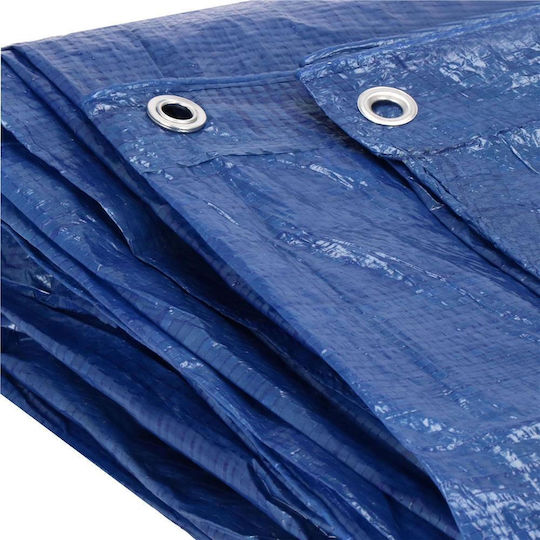 Waterproof Laminated Polyethylene Tarpaulin 60g/m2 3x4m Blue