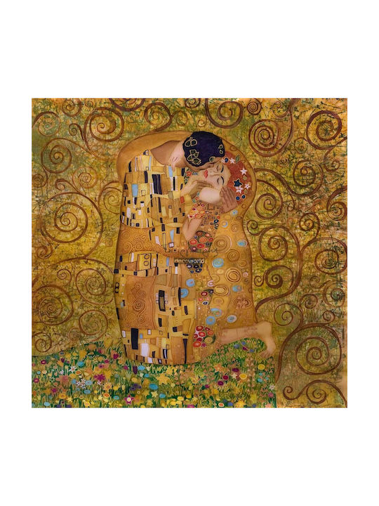"the Kiss" Gustav Klimt Gemälde auf Leinwand 65x65cm