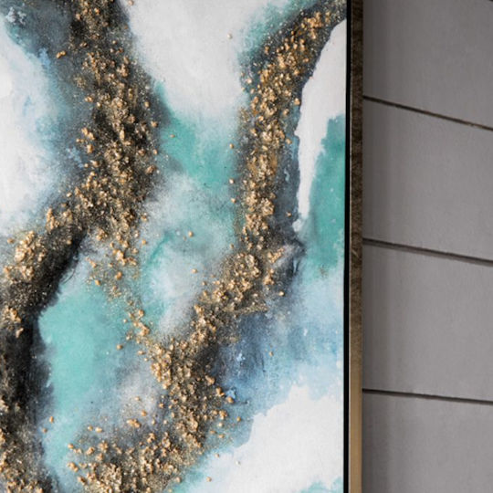 Artekko Clouds De două ori Tablou pe Pânză 50x180cm