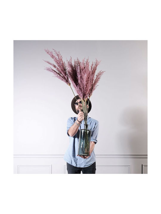 Τεχνητό Διακοσμητικό Κλαδί Pampas grass Ροζ 124cm Supergreens