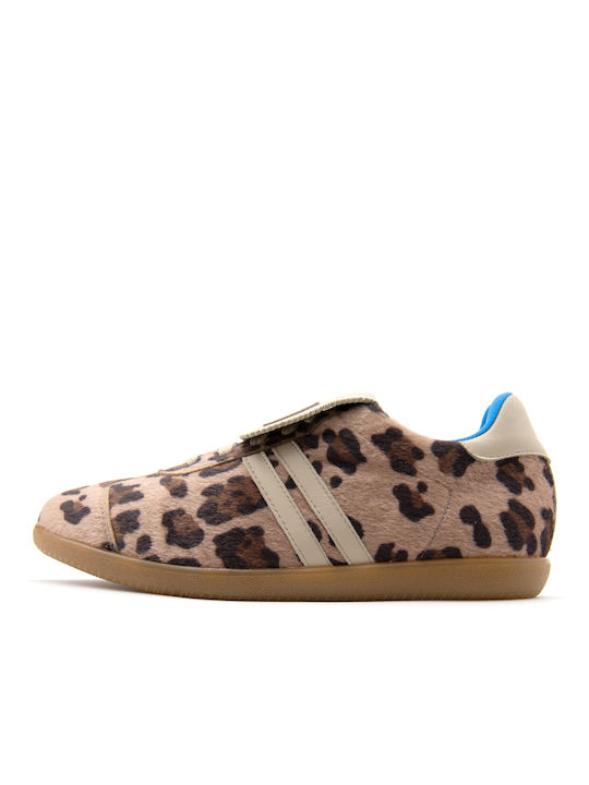 L'estrosa Sneakers Brown- Beige- Blue