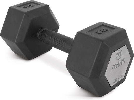 AMILA 84818 Βαράκι Εξάγωνο Λαστιχένιο 1 x 8kg