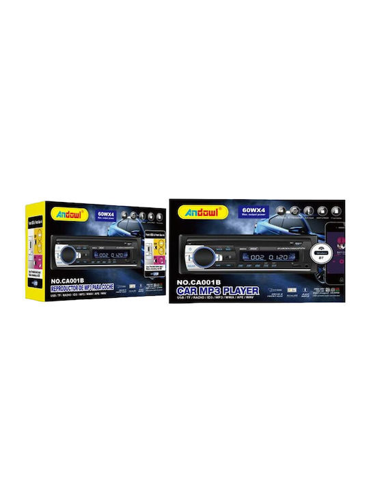 Andowl Ηχοσύστημα Αυτοκινήτου 1DIN (Bluetooth/USB/AUX)