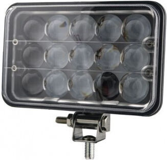 Διφασικός Προβολέας Led 45w/12v-24v 3300 Lumens Ορθογώνιος Spot Beam 30 Degrees
