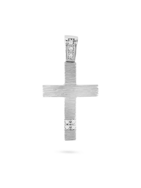 Women's Cross VITOPOULOS White Gold K14 With Zirconia